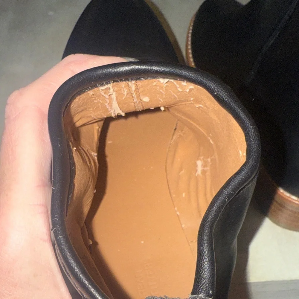 Urban Outfitters Black Boots with Brown Sole